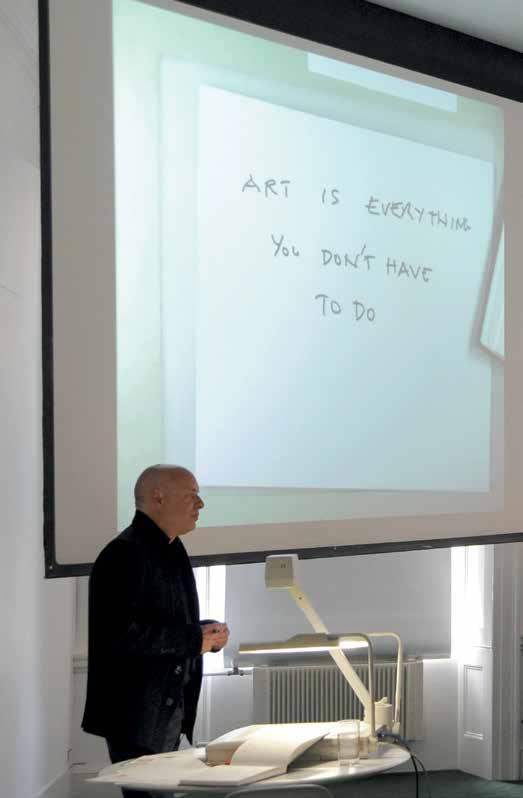 Brian Eno, Lecture