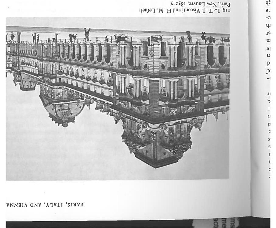 New Louvre, Paris, L T J Visconti and H M Lefuel, 1852-7: showing the mansard roofs and Classical Renaissance