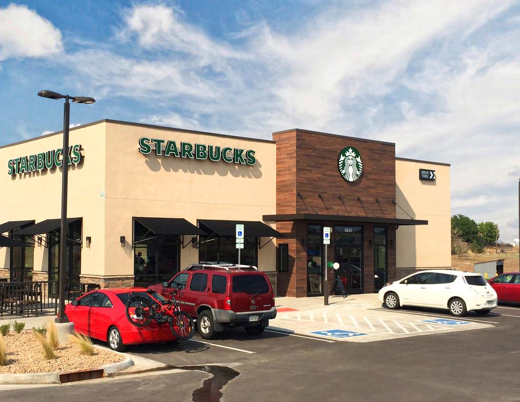 Tenant Overview ABOUT STARBUCKS The world s #1 specialty coffee retailer, Starbucks has more than 25,000 coffee shops in about 70 countries, and over 254,000 employees.