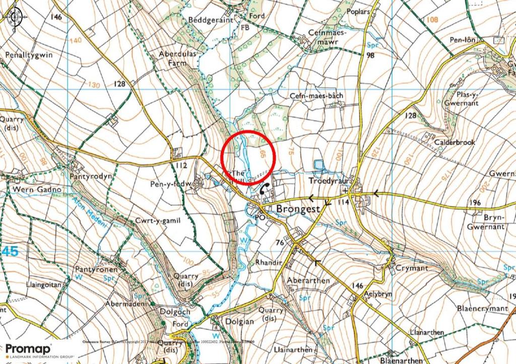 Directions From Newcastle Emlyn take the B4571 in the direction of Ffostrasol. Proceed for approximately 3 miles, passing through the hamlet of Blaen-cil-llech.