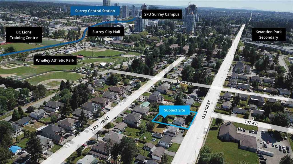 C8019142 Board: F 10702-10710 132 STREET North Surrey Whalley V3T 3W3 $2,050,000 (LP) A unique opportunity to purchase 2 adjacent RF zoned lots in the (Bailey) neighbourhood of Surrey City Centre.