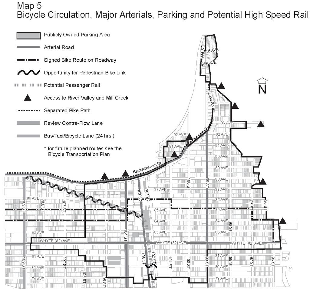 Note: Map 5 amended by Bylaw