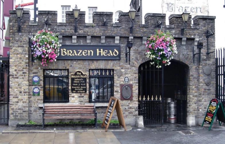 Stories in Ireland Farewell Dinner at the Brazen Head Pub (the oldest