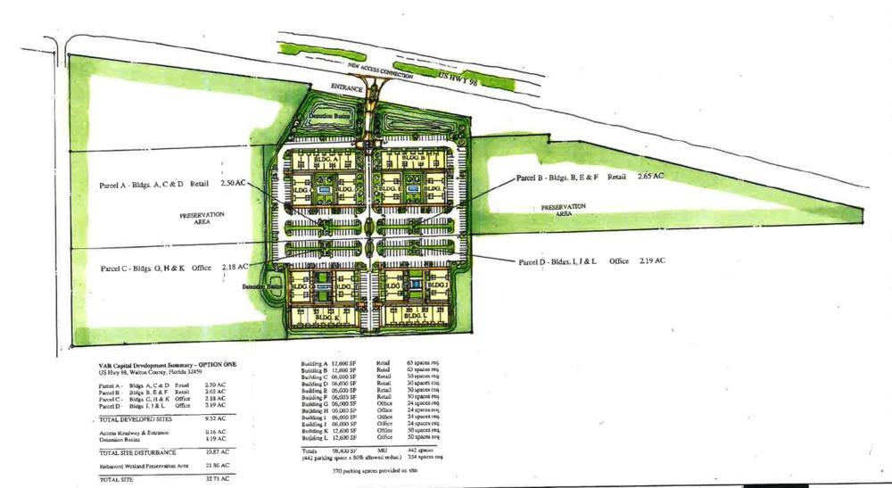 Option 1 Mixed-Use HWY 98-26 ACRE DEVELOPMENT OPPORTUNITY HWY
