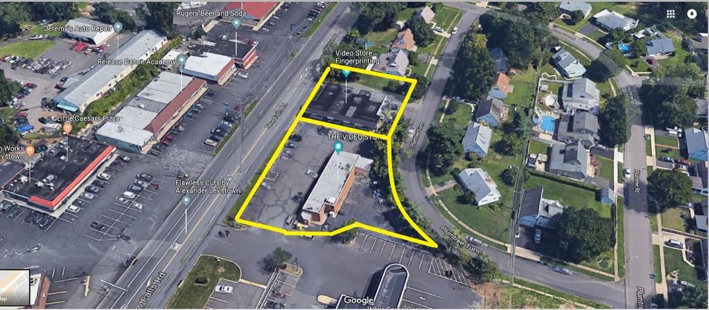 Aerial Map VALUE ADD RETAIL INVESTMENT OPPORTUNITY 4350-4354 NEW