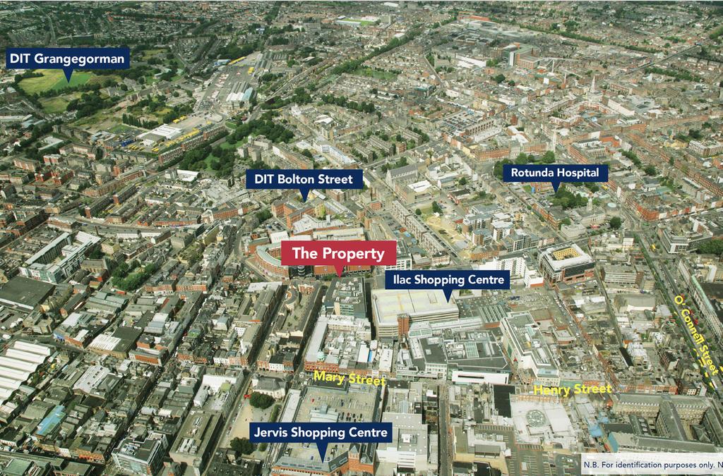 The subject properties are situated on the northern side of Parnell Street close to its junction with Ryder Row and Kings Inn Street.