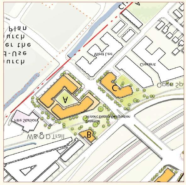 Page 39 Neighborhood Center is envisioned to occur within three nodes: the Transit Mixed-Use Area, the Neighborhood Transition Area, and the Gateway Mixed-Use Area.