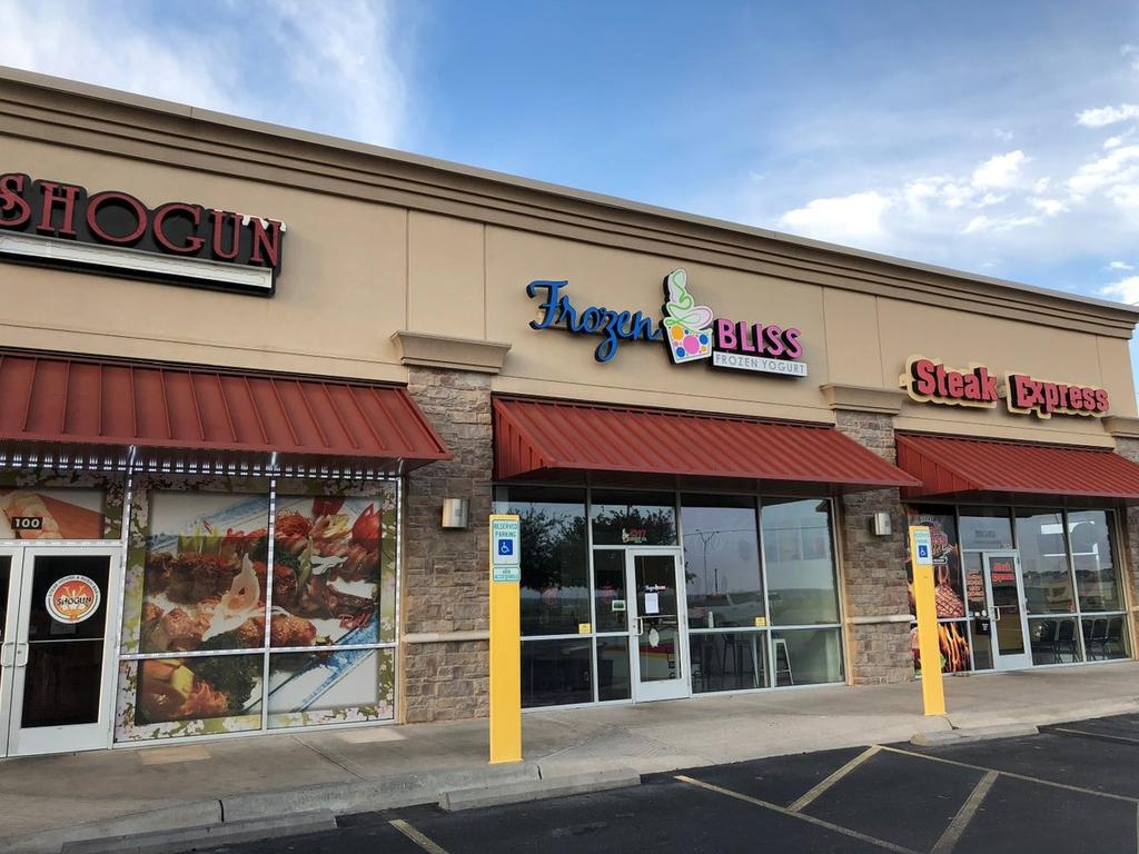 Former Frozen Bliss 4397 Sunset Dr, San Angelo, TX 76901 Listing ID: 30288439 Status: Active Property Type: Retail-Commercial For Lease Retail-Commercial Type: Mixed Use, Restaurant Contiguous Space: