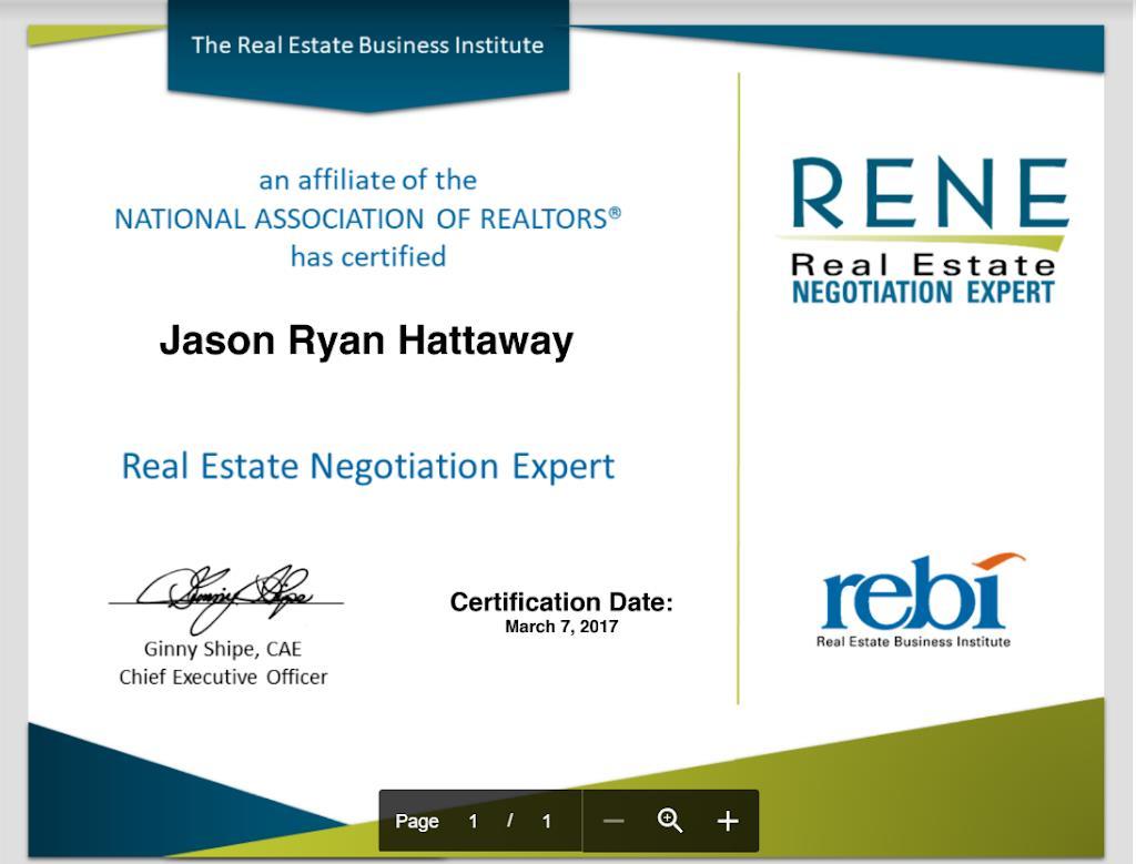 Certified Real Estate Negotiation