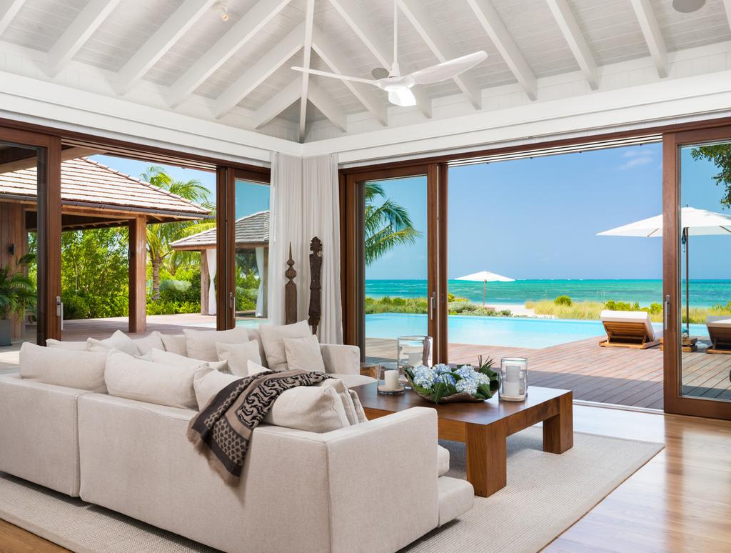 TURKS & CAICOS 17,000,000 USD TURKS & CAICOS An outstanding achievement in beachfront elegance, Serenity Villa is nestled in a stunning half moon bay on the exclusive island