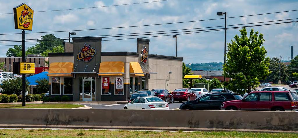 Investment Highlights THE OFFERING provides an opportunity to acquire a Church s Chicken in Huntsville, AL. The lease is absolute NNN so there are no landlord responsibilities.