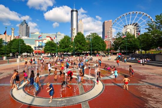 VISITORS The Peachtree Corridor is the most visited destination in the Atlanta region