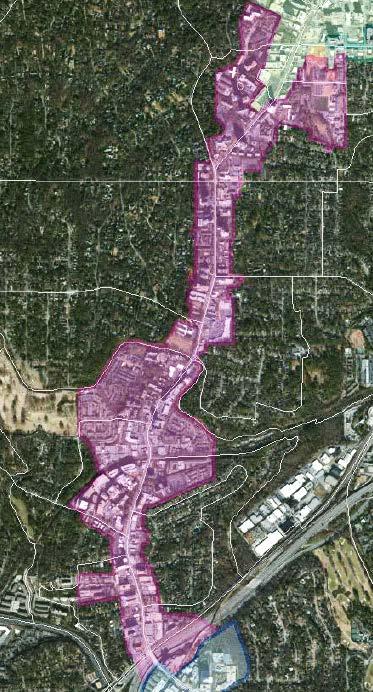 Improvement Districts. It includes large commercial and multifamily properties near Peachtree Street.