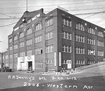 Market. After cars and trucks replaced horse-powered transport in the 1920s, the building was used as a parking garage, an auto body shop, and then a furniture warehouse.