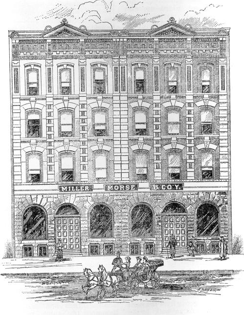 78 PRINCESS STREET MILLER, MORSE WAREHOUSE Plate 4 Sketch of Miller, Morse Warehouse, 86 Princess Street, 1893.