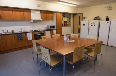 Accommodation Self-catered flats shared between 6 and 8 students, consisting of single bedrooms with private bathrooms.