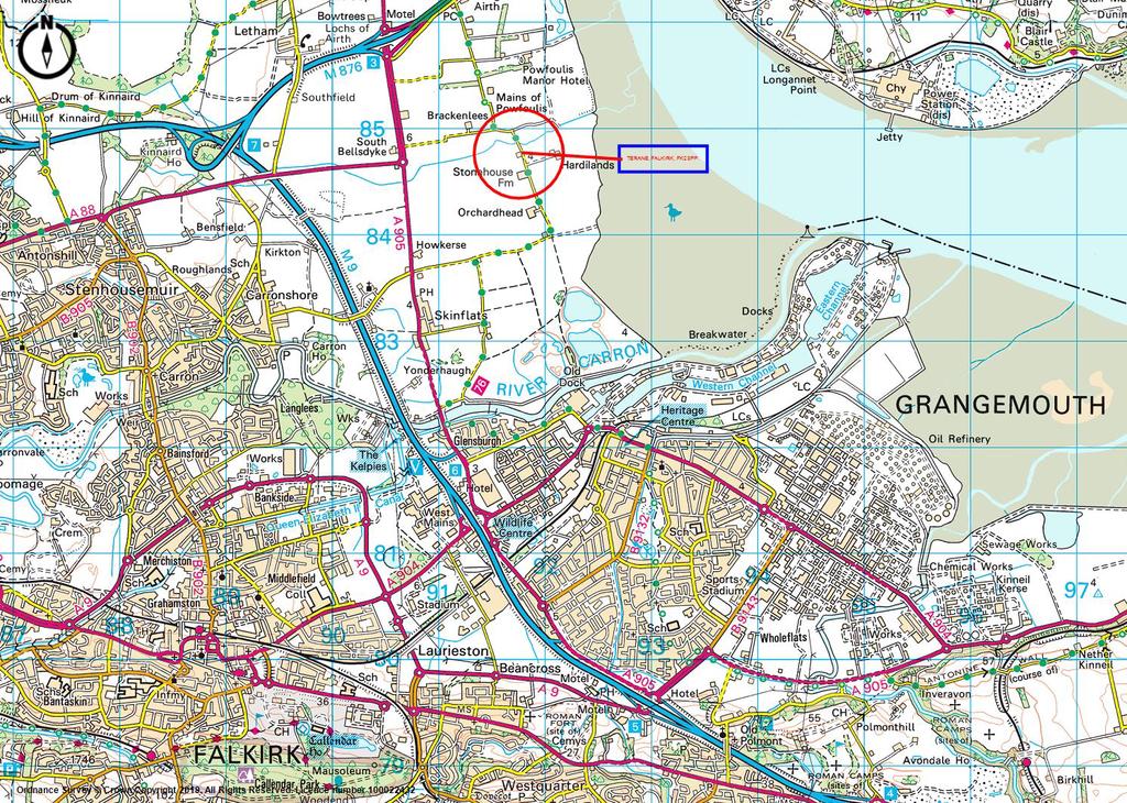 PARTICULARS AND MISREPRESENTATION Ordnance Survey Crown Copyright 2019. All Rights Reserved. Licence number 100022432 Plotted - 1:50000.