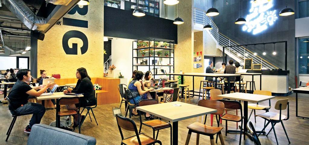 THEEDGE SINGAPORE JULY 31, 2017 EP3 MARKET TRENDS Asia s co-working players JustCo and naked Hub merge to fend off WeWork BY LIN ZHIQIN Many co-working operators do not really understand co-working,