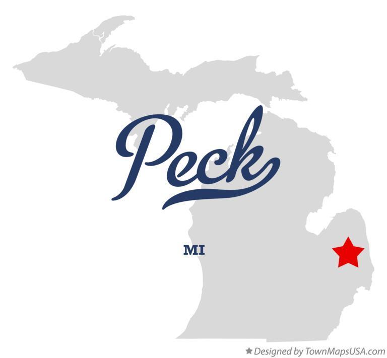 The town s main employers include Peck Junior/Senior High School and the Village of Peck. Sanilac County is located less than two hours from Detroit and 30 miles north of Port Huron.