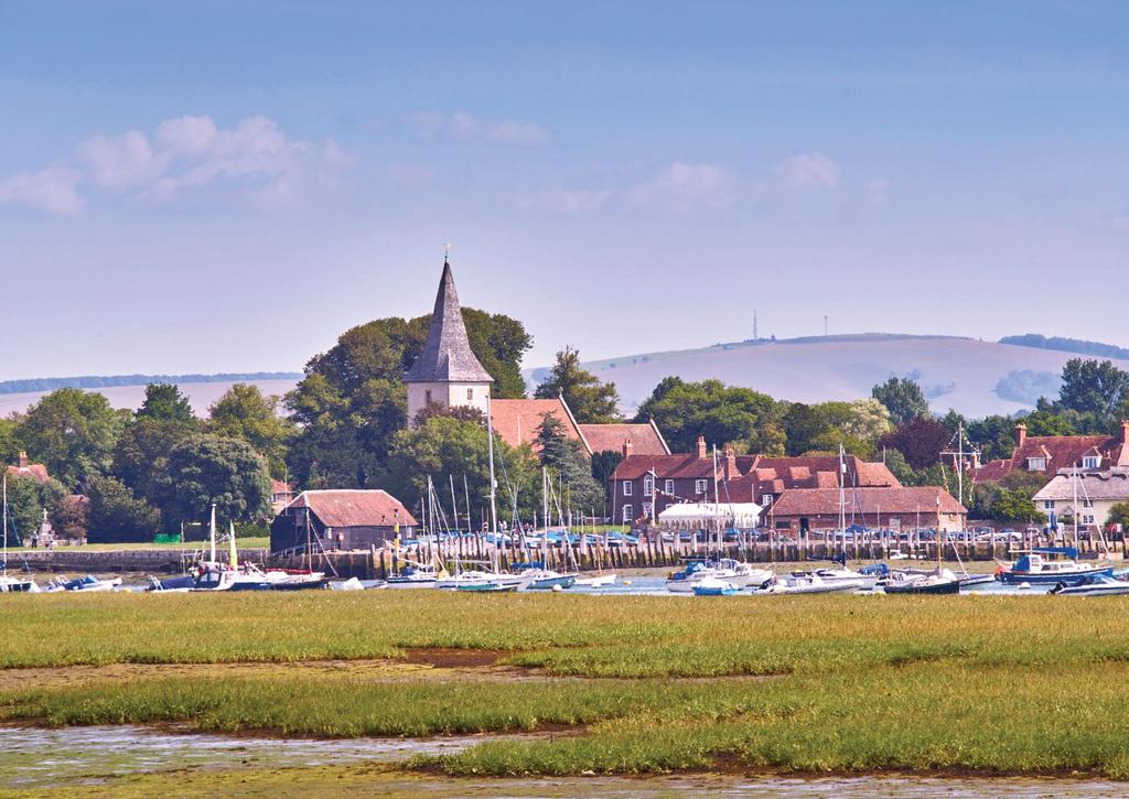 Hayling and the surrounding coast and