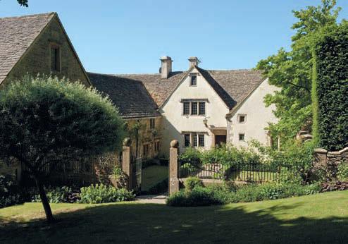 Gloucestershire Cotswolds u Througham Slad Manor stands in the most delightful secluded position in the heart of the Cotswolds with superb views over the surrounding wooded valleys.