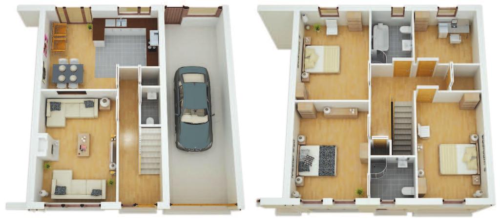 Site Numbers: 8-11 Site Number 8 Total Floor Area (Excluding Garage): 1,470 sq ft