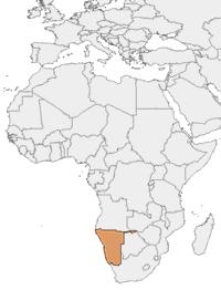 NAMIBIA Size: 825 thousand km 2 (1.