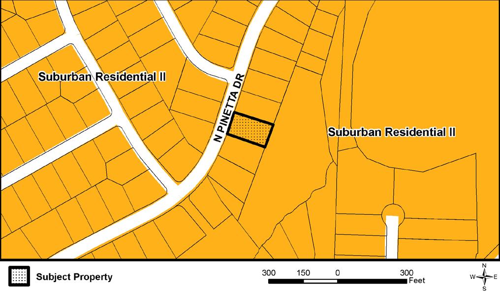Map 2: Comprehensive Plan Classification: SUBURBAN RESIDENTIAL II USE The