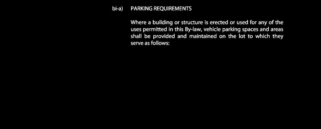 Parking Requirements for the Vaughan Metropolitan Centre