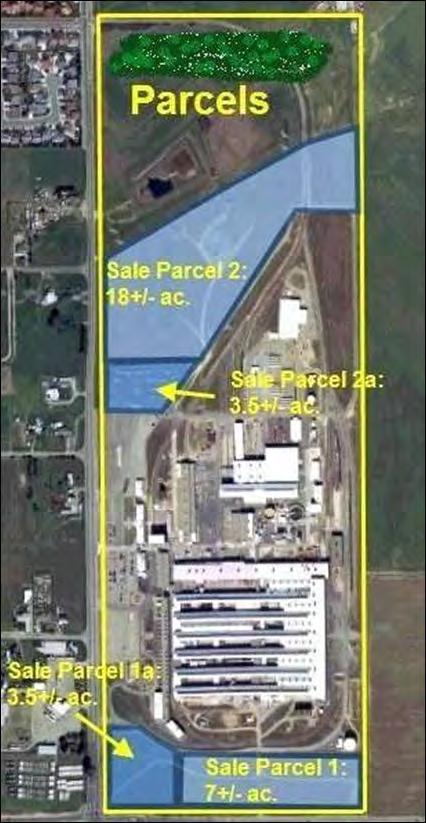 Page 6 1 October 2017 BRAC 2005 Property Conveyance Plan Main Plant area parcels (143 Acres) Parcel B (27.7 Acres) Parcel 4 (28.8 Acres) Main Plant (79.