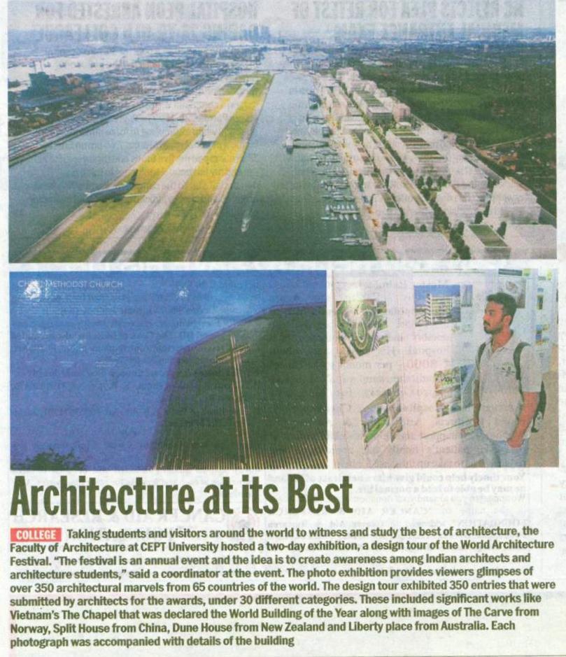 Ahmedabad Mirror Architecture at its Best Date: 14/04/2015