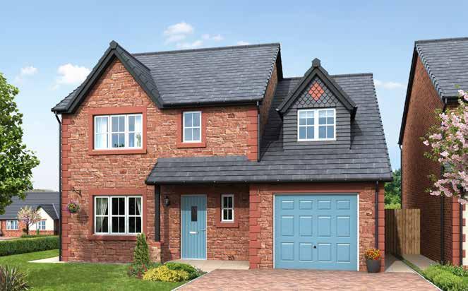 THECambridge THEGosforth 4-bedroom, detached house with integral single garage 1,626 sq ft