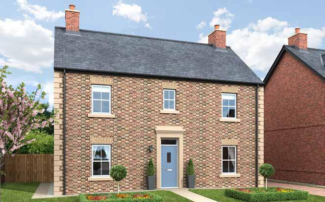 THEGrantham THEHarrow 4-bedroom, detached house with detached single garage 1,455 sq ft
