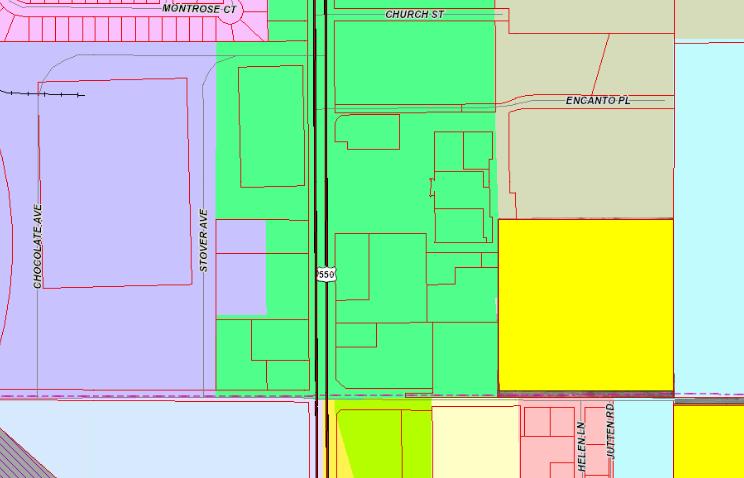 City of Montrose Zoning Map Subject property is zoned B-2 in the City of Montrose Zoning regulations for B-2 includes