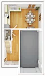Ground Floor * Kitchen/Dining Area 5.32m 3.43m 17'6" 11'3" First Floor Living Room 5.32m 3.49m 17'6" 11'6" * Bedroom 3 3.