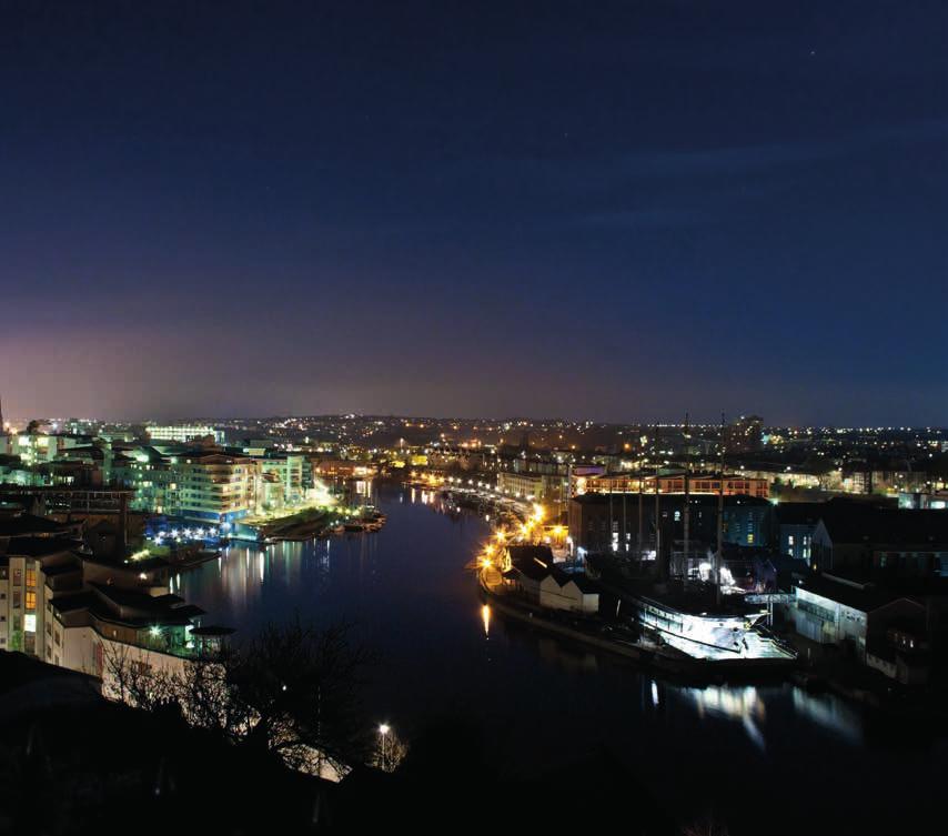 Clifton Suspension Bridge Night cityscape of Bristol The Location Located just north of Bristol with exceptional transport links and superb local amenities, you will be perfectly placed to live life