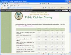 Phase IV: Public Opinion Survey Internet survey, not a random sample: 236 complete survey Awareness of existing 