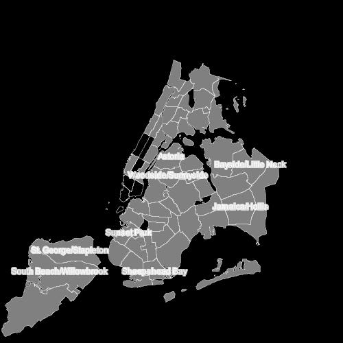Map 3, 2-4 Family Buildings in Foreclosure as a percentage of Total 2-4 Family Buildings Buildings, in NYC in 2008 0% 0.4% 0.5% 0.7% 0.8% 1.1% 1.2% 1.5% 1.6% 1.9% 2% 2.