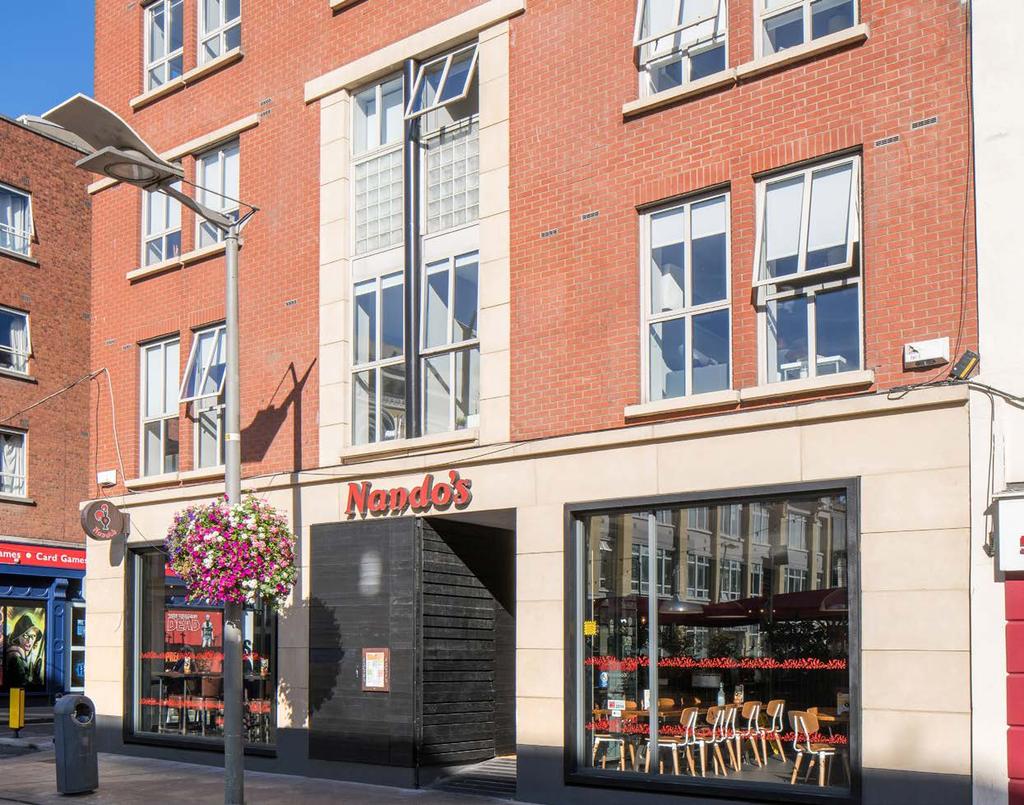 51/52 MARY STREET, DUBLIN 1 TENANCIES DEMISE TENANT ANNUAL PASSING LEASE LEASE LEASE RENT RENT TERM START EXPIRY REVIEW Ground Nando s Chickenland E105,000 15 yrs