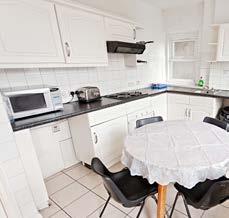 Each flat contains 2 twin rooms, 1 single room, a bathroom and a fully equipped kitchen.