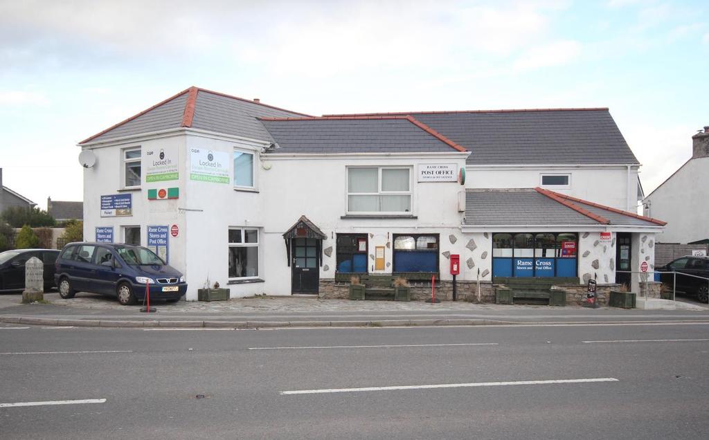 Ref: 9211 GUIDE PRICE: 315,000 + SAV RESIDENTIAL AND COMMERCIAL PROPERTY Rame Cross Post Office & Stores Rame Cross, Penryn, Cornwall TR10 9EB BUSINESS FOR SALE Post Office and Stores, Private