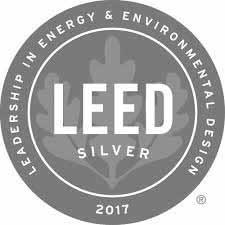 to LEED Silver standard Low