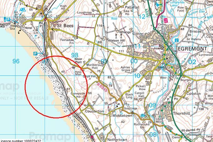 LAND AT COULDERTON, ST BEES Guide Price 400,000 LOCATION / DIRECTIONS: The land is located approx. 1 mile in a south-easterly direction from St Bees and approx.