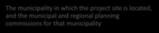 planning commissions for that municipality Municipalities and RPCs