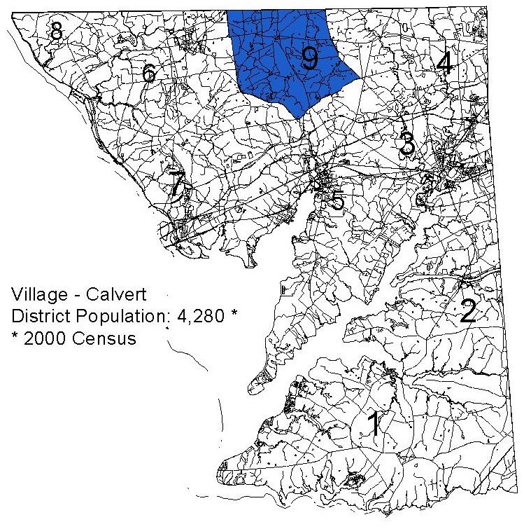 ELECTION DISTRICT #9 CALVERT Four minor subdivisions created three new lots. No concept plats were approved. No preliminary plats were approved.