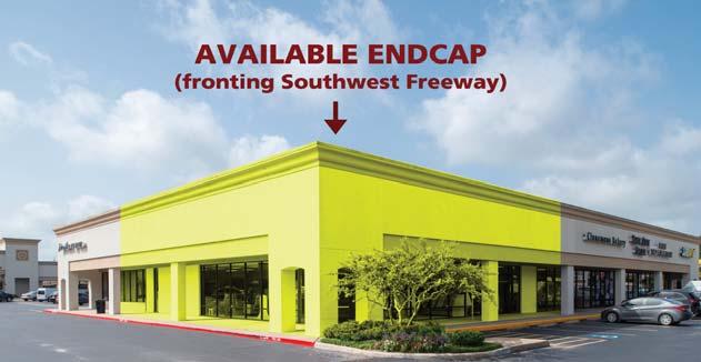 End Cap on Southwest Freeway 1,408-3,820 Sq. Ft.