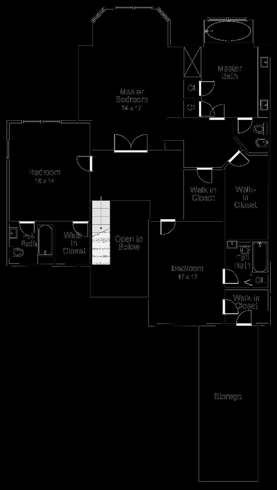 Floor Plans Level 2 Floor plan for illustration purposes only.