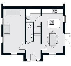 Brazeel Semi Detached 3 Bedroom Home Utility Kitchen Brazeel Clks Lounge Hall Dining Ground Floor Langham