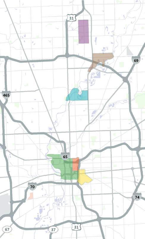 RETAIL 04 RETAIL STRONG EXISTING CLUSTER PERFORMANCE Broad Ripple is the most centrally located of the retail clusters, the only major cluster without a highway adjacency RETAIL IN COMPETITIVE