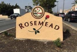 Located at corner of signalized intersection of Rosemead Boulevard and Glendon Way Across from Rosemead Place